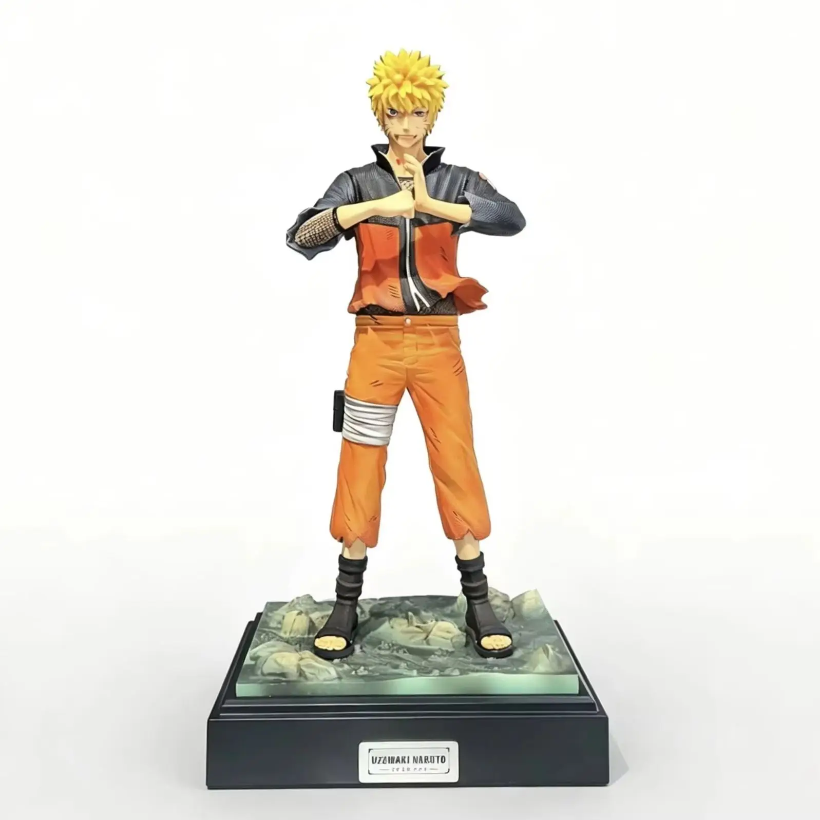 Figura Coleccionable de Naruto, Serie Sasuke Vs Uzumaki Naruto Final Valley GK, Adorno, Regalo, Juguete