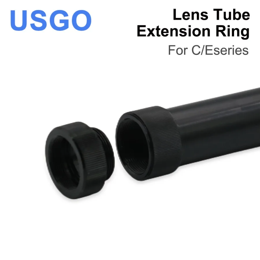 USGO Lens tube extension ring C/E Series O.D.25mm CO2 Lens for D20 F63.5mm/127mm Lens for CO2 Laser Cutting Machine Lens tube