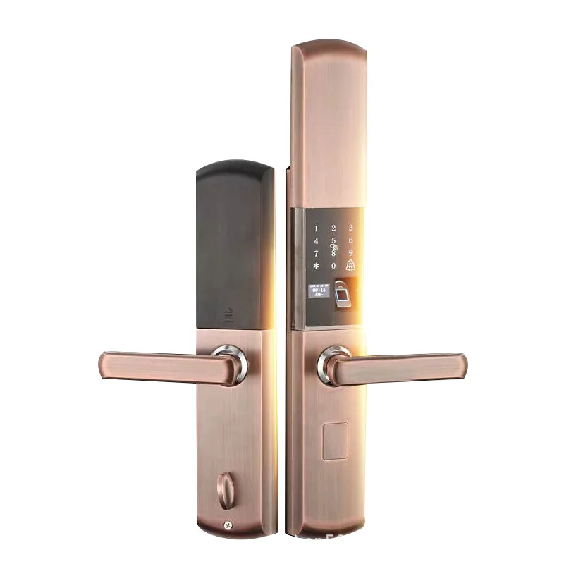 Porta antifurto con scheda magnetica per password domestica con impronta digitale classica Bluetooth Smart