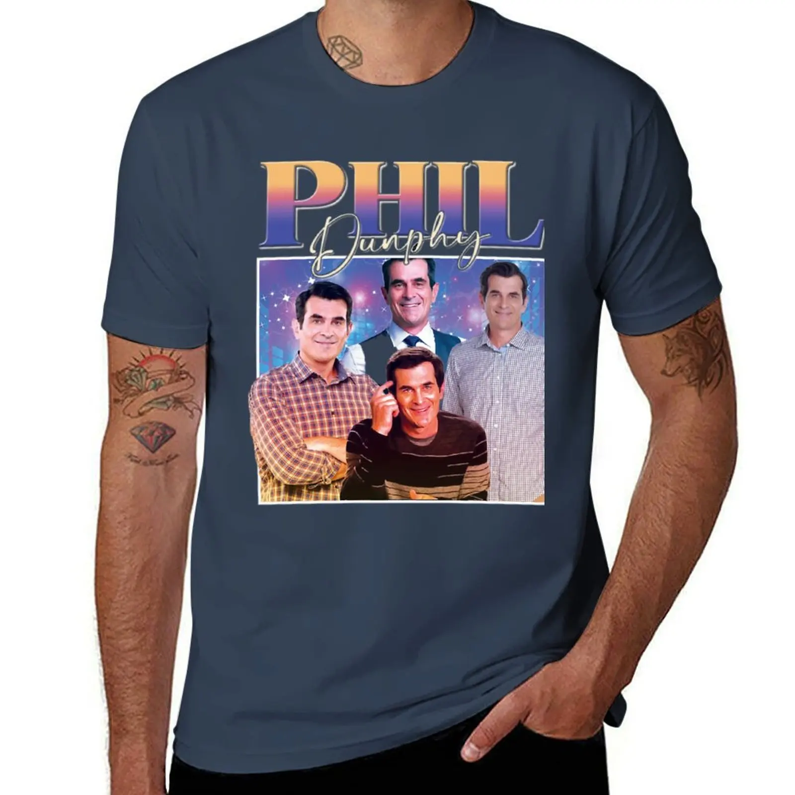 

Phil-Dunphy-Homage, T-Shirt t shirts for man slim fit t shirt man casual t shirts for man cotton soft T-Shirt