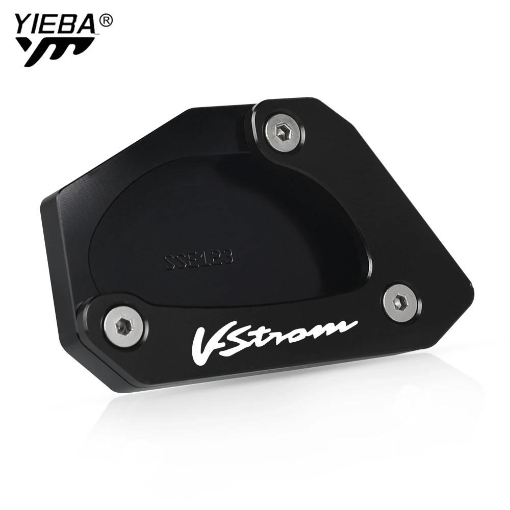 

CNC Accessories Foot Side Stand Kickstand Enlarger Pad Support Plate For SUZUKI DL650 V-STROM 650 VSTROM dl 650 V STROM650