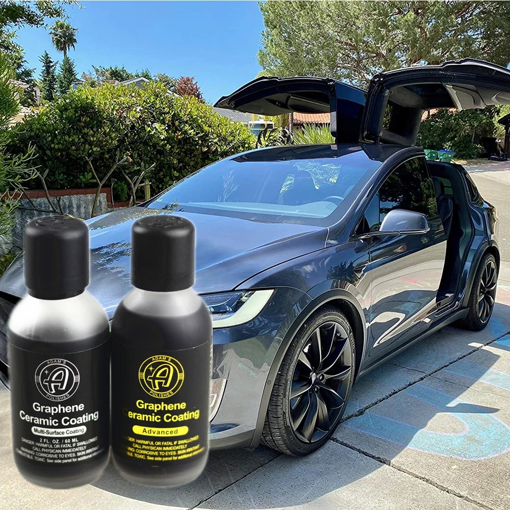 

UV Graphene Ceramic Spray Coating W/UV Tracer Technology Easy To Use Stronger Than Car Wax Polish or Top Coat Polymer Paint