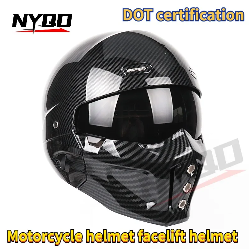 Full Face Helmet Camouflage Scorpion Motorcycles Helmets for Adult Dot Approved Safety Cap Breathable Moped Chopper