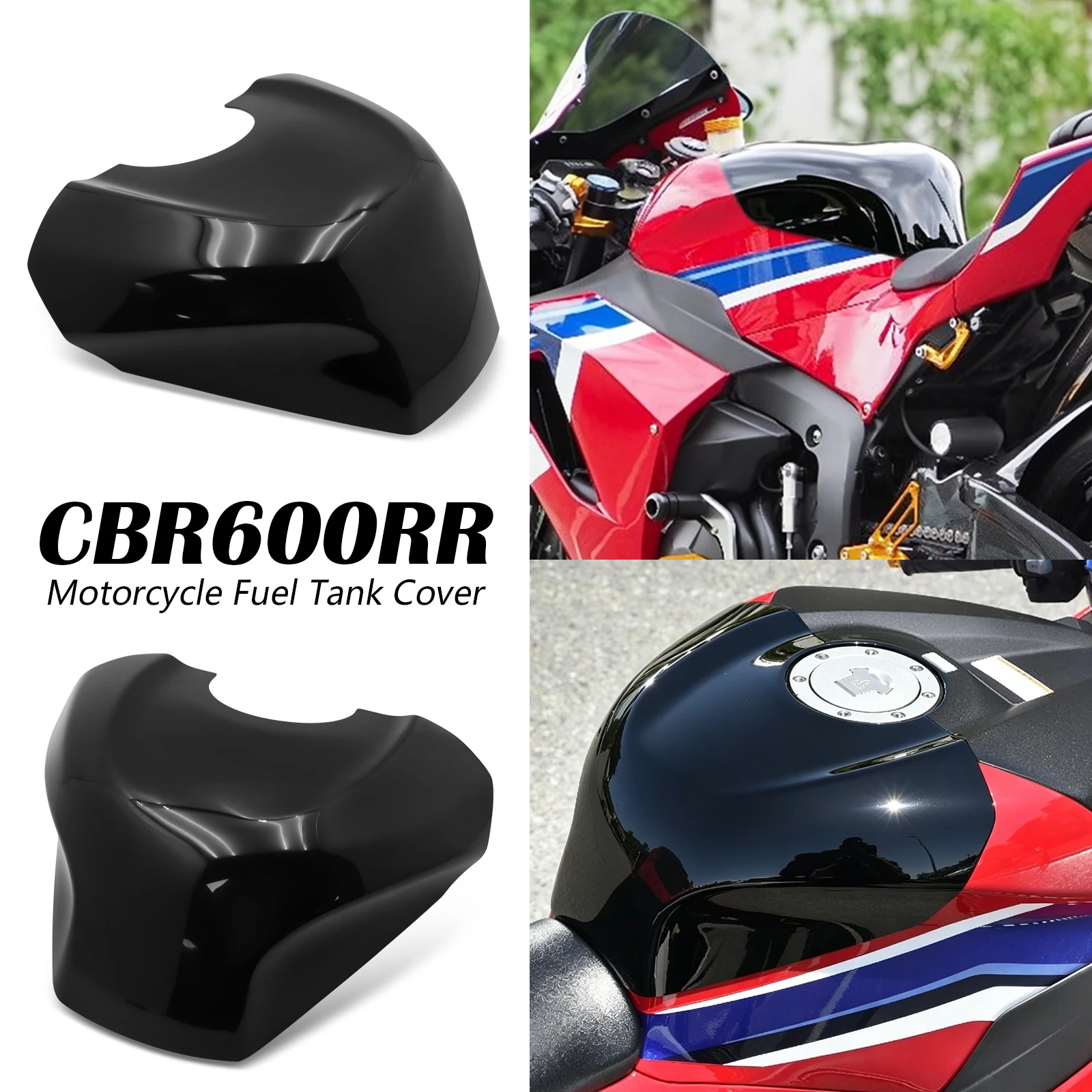 Racing High Oil Fuel Gas Tank Cover Guard Protection For CBR600RR CBR 600RR 2020-2023 Tank Extender Gas Fuel Tank Fairing