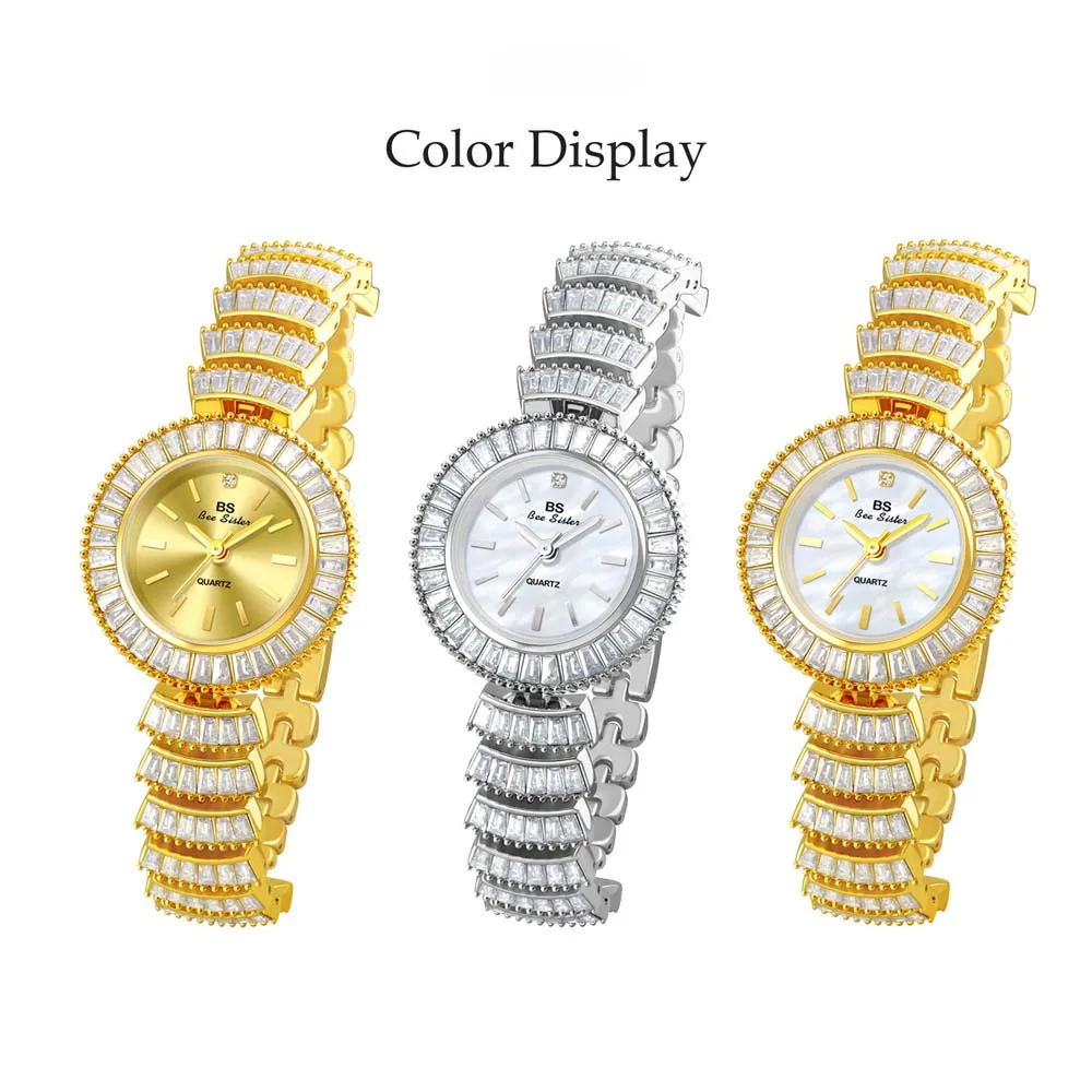 Fashion Women Watch Luxury Gold Mermaids Diamond Bracelet Quartz Wristwatch Elegant Ladies Dress Clock For Women Gift New 2025