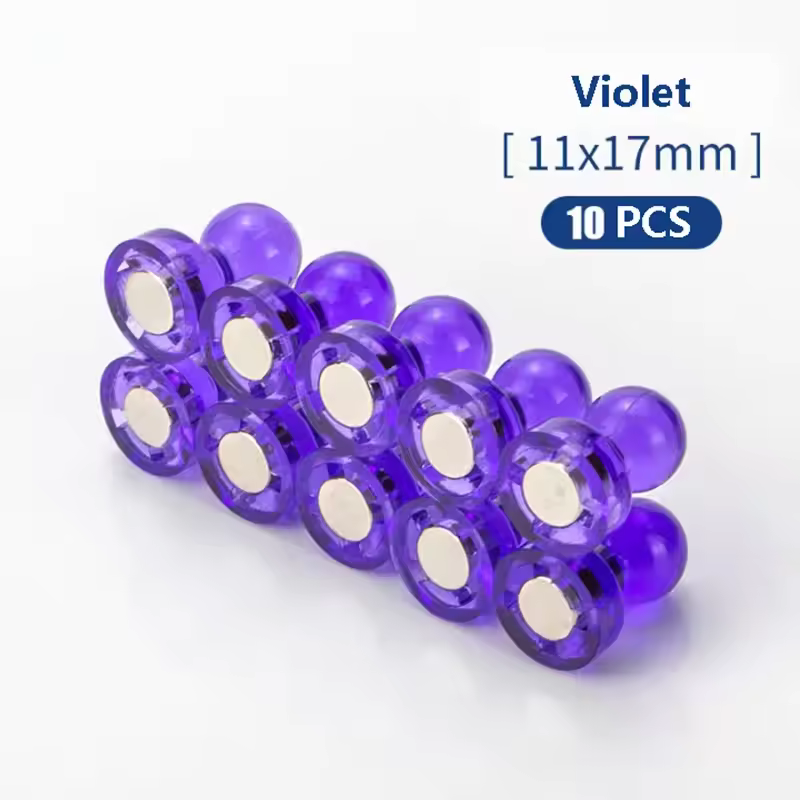 Strong Neodymium Noticeboard Pin Magnets Fridge DIY Whiteboard Uses in Office Advertising Education and Other Pur 10pcs - Image 8