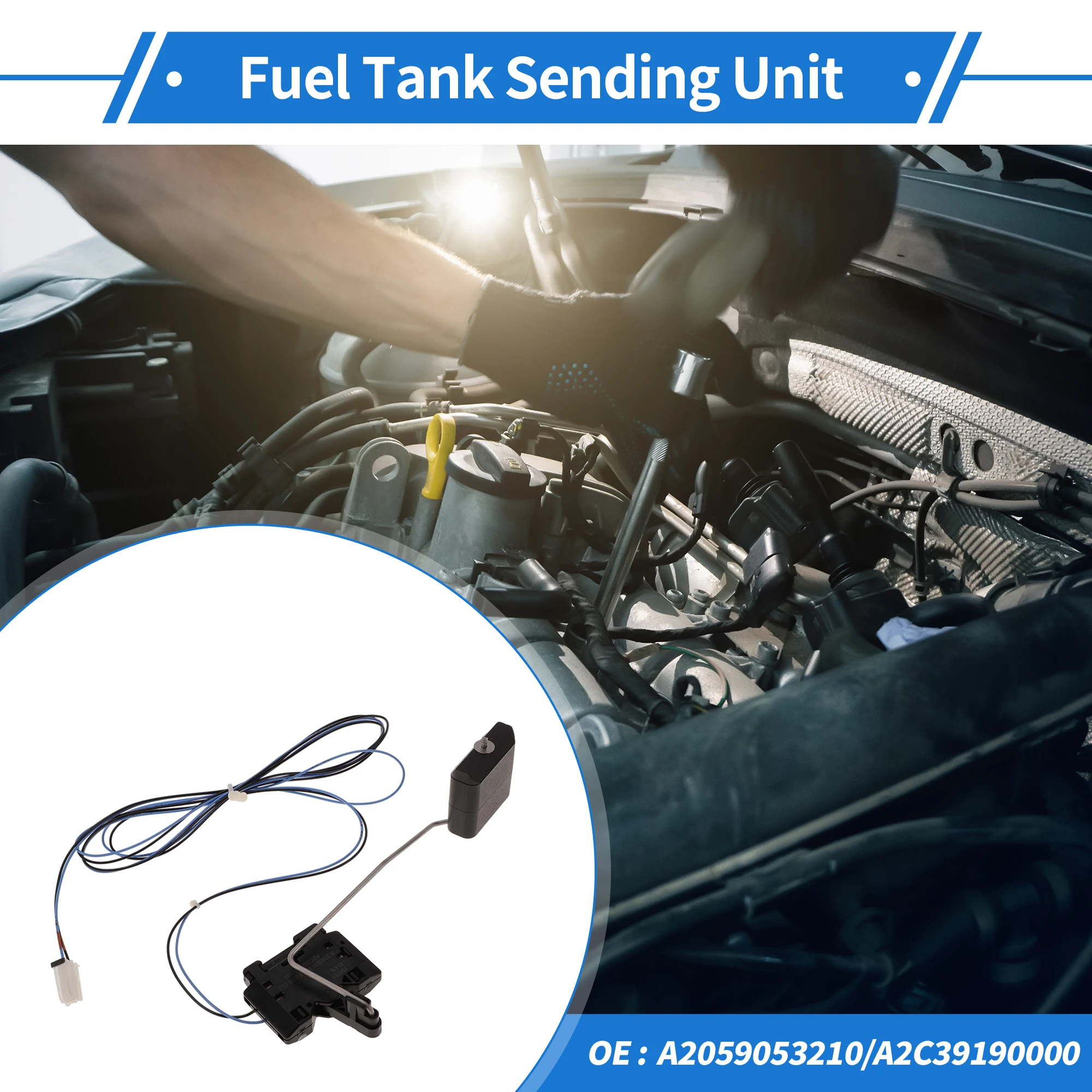 UXCELL Kraftstofftank-Sendeeinheit, kompatibel mit Mercedes Benz W177 18–23 Nr. A2059053210