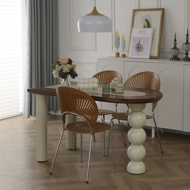 # Mesa de comedor nórdica moderna, mesa de comedor de diseño de lujo para restaurante, sala de estar, mesa de comedor, muebles para el salón