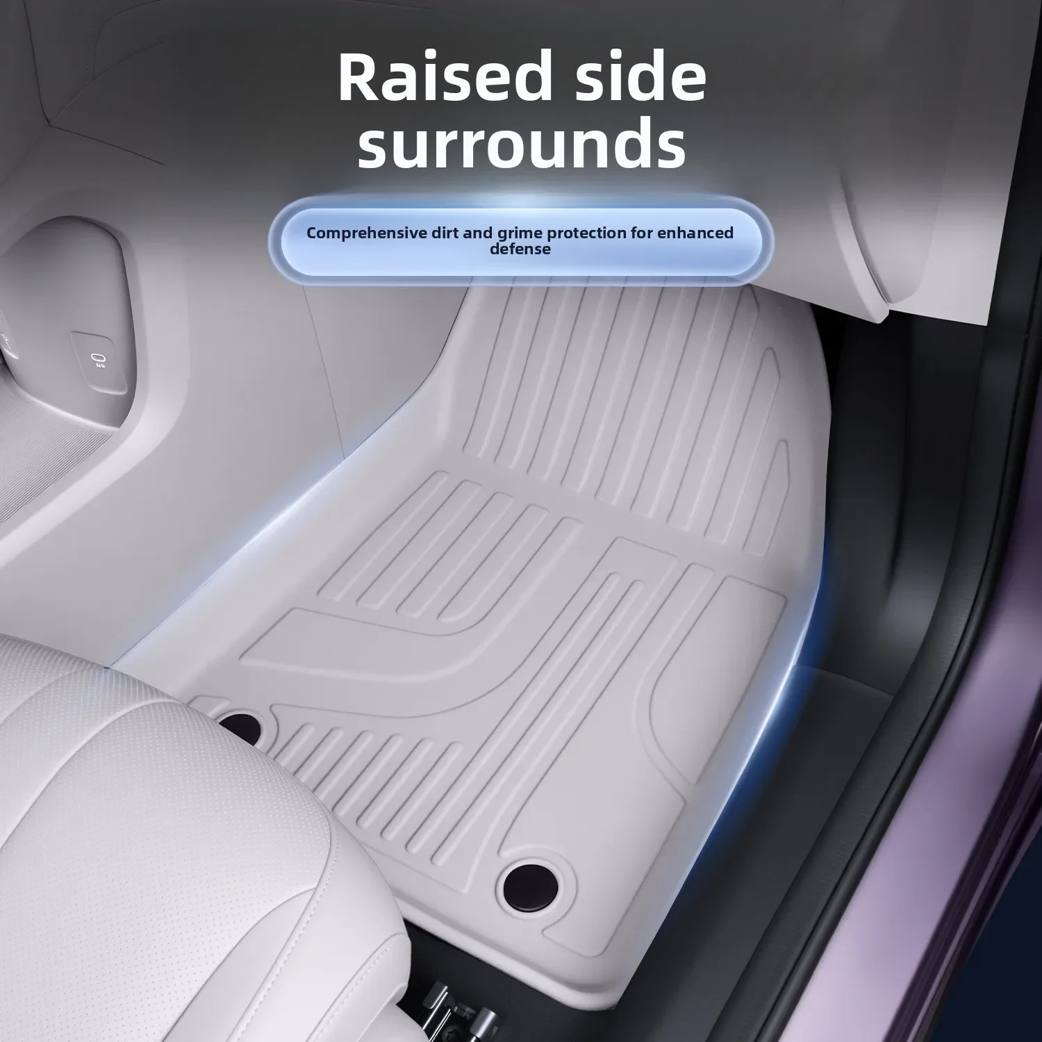 Car Floor Mats For Buick Electra E7 2026 Full Surround TPE Scratch-Resistant and Wear-Resistant Double-Layer Carpet Accessories