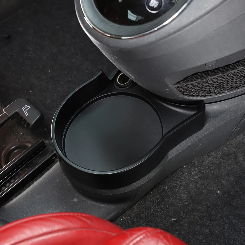 For Fiat 500 2007-2015 Car Center Console Cup Holder Storage Box Multifunctional Phone Coin Organizer Tray Car Accessories view 4