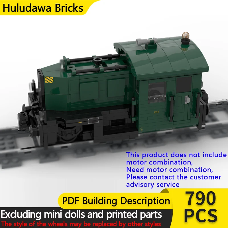 

City Car Model MOC Building Bricks German 257 Passenger Train Modular Technology Gifts Holiday Assemble Children Toys Suit