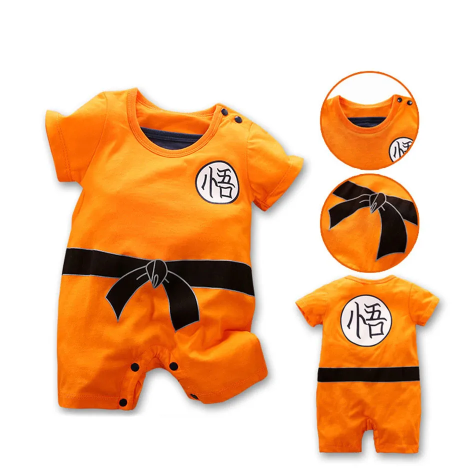 Infant Romper Baby Boy Girl Anime Clothes Demon Halloween Slayer Halloween Cosplay Costume Kids Cotton Jumpsuit Toddle Overalls