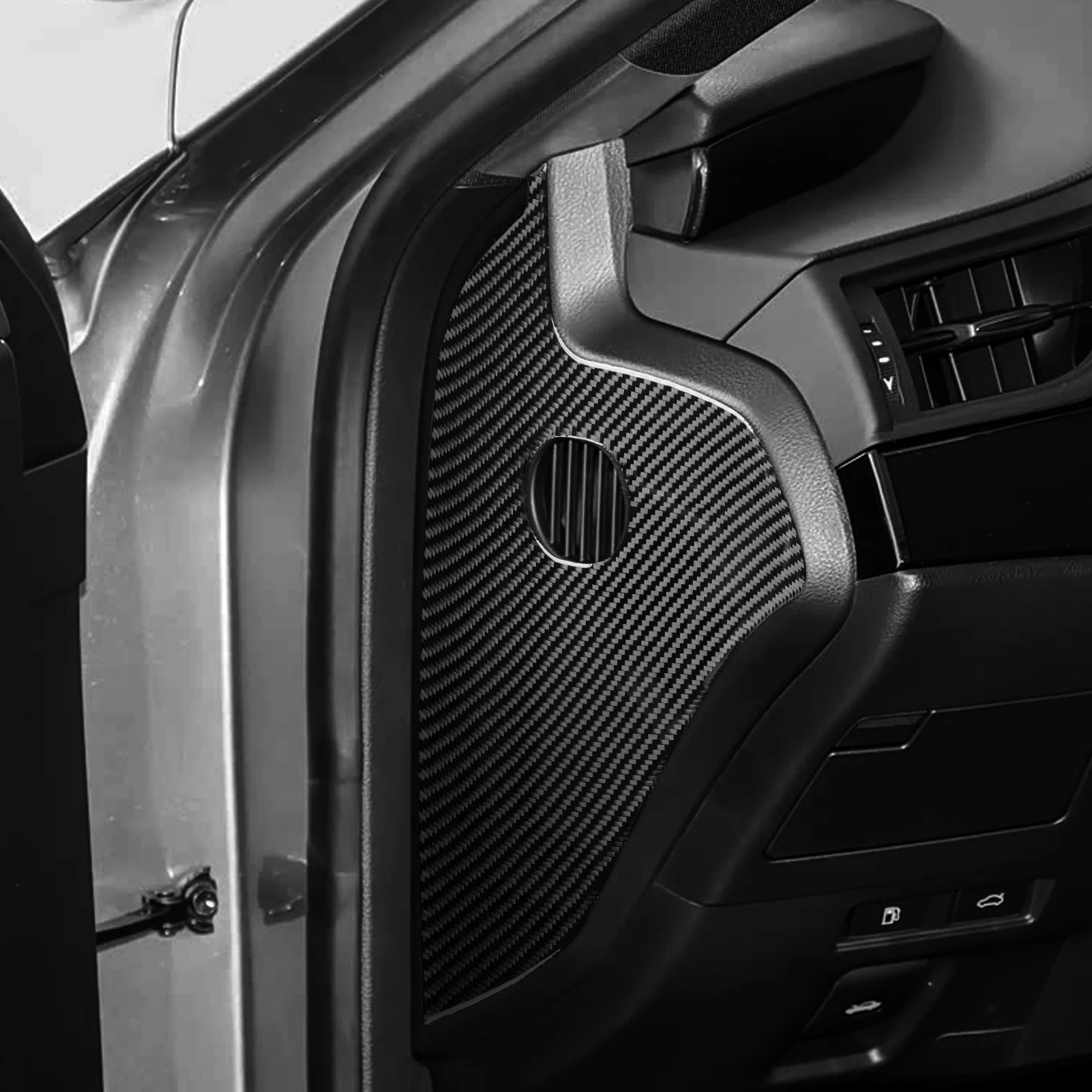 Real Carbon Fiber Car Accessories Dashaobard Panel Soft Sticker For Lexus ES200/250/260/300h/350 2018 19 20 21 22 23 24 2025