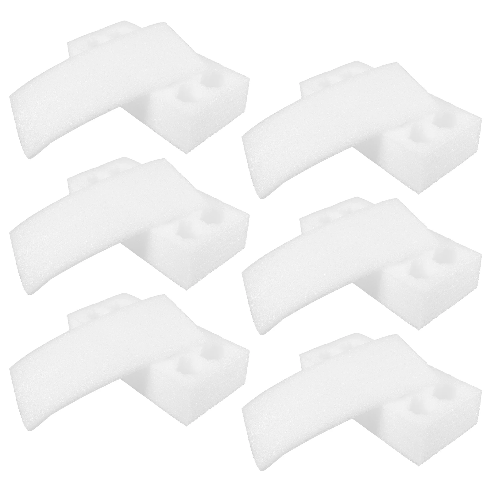

6 set Egg Tray Protective Holder for Transportation Fresh Eggs Carrying Reusable Containers White Color Storage Practical
