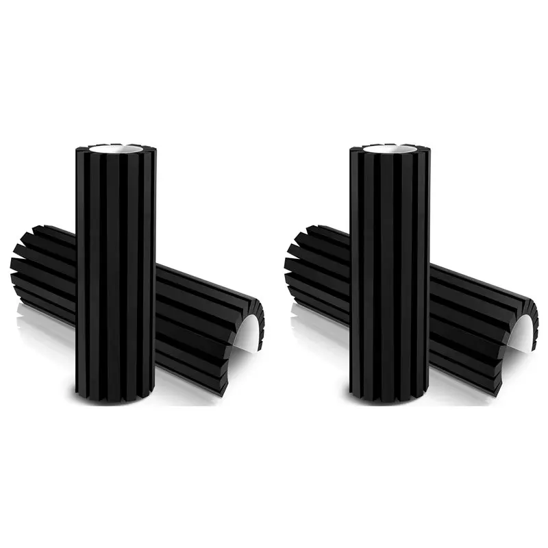 4Pcs Garage Wall Protector, Black Foam Garage Bumpers For Parking Car, Corner Guard & Pole Protector Padding