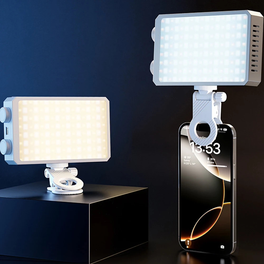 

40 Вт светодиодный светильник для камеры 2800K-9000K RGB видеосвет 4400 мАч перезаряжаемый ручной заполняющий свет освещение для фотосъемки