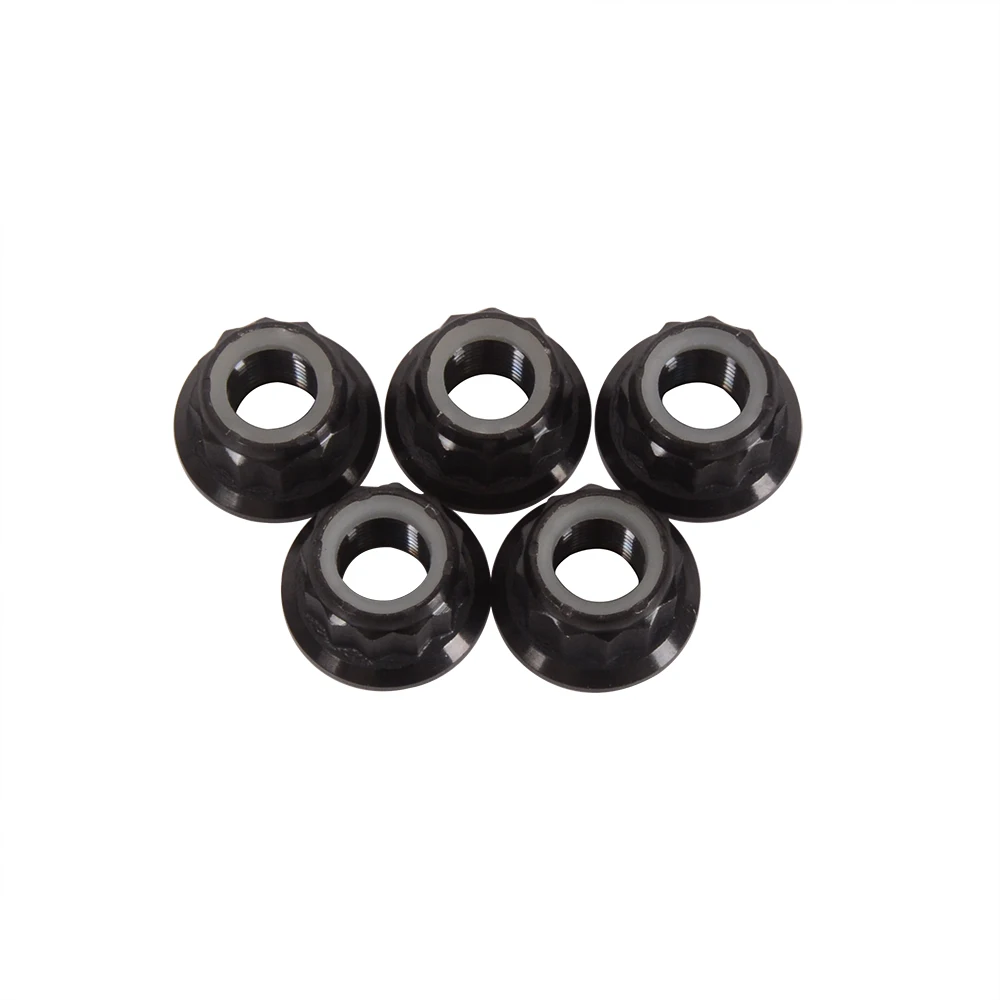 6PCS Titanium Motorcycle Rear Sprocket Wheel Nuts For Ducati Panigale V4 V4S V4R Streetfighter V4 Black Gold Silver