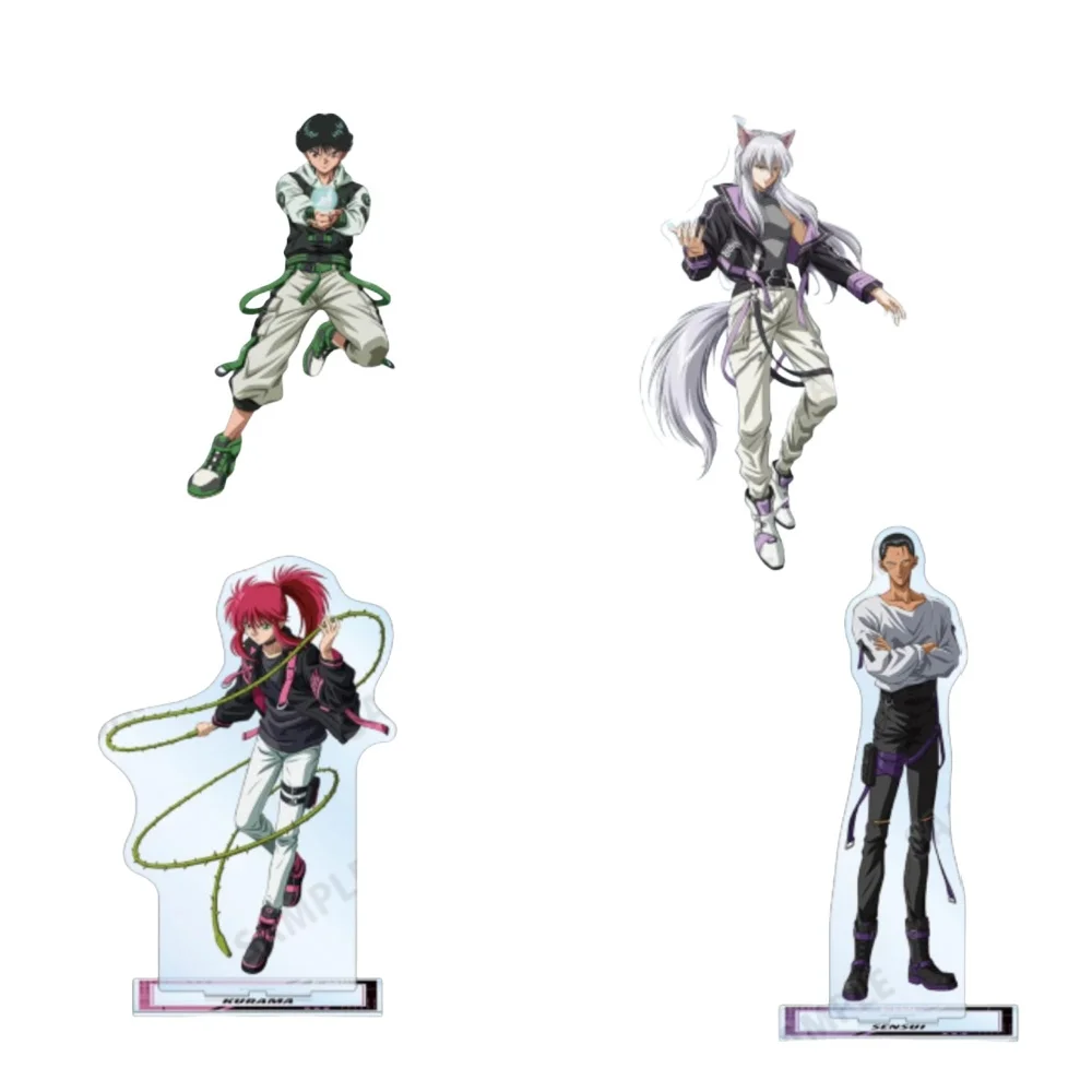 Anime Yoyo Hakusho Acryl Figuur Stand Model Speelgoed Oude Xian Hetian Jian Yi Karakter Bureau Decoratie 15Cm Cosplay Fans Collesti