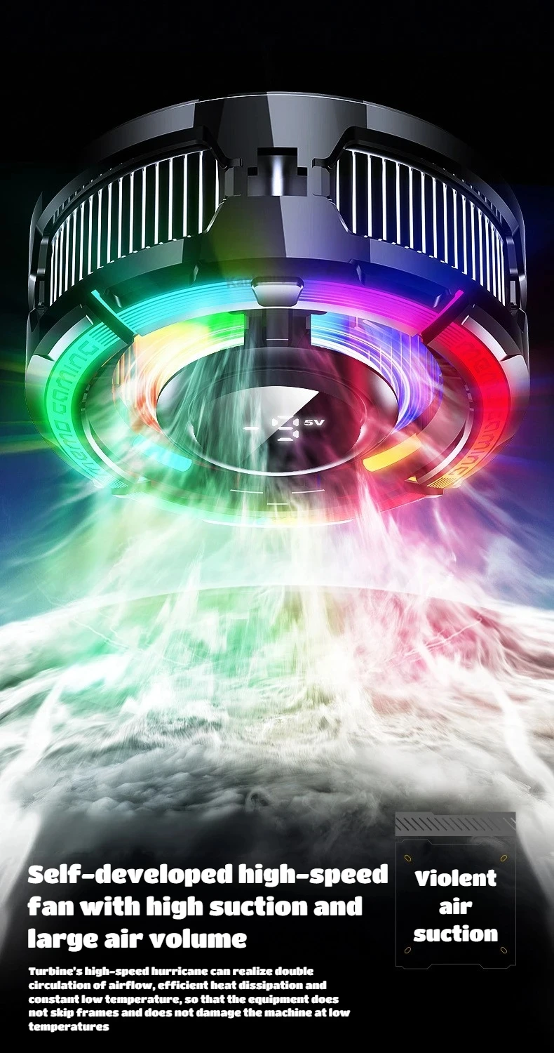 MEMO CX07 CX08 DL05 Magnetic/Back-clip Mobile Phone Semiconductor Cooling Fan Radiator for IPhone Android PUBG Game Cooler