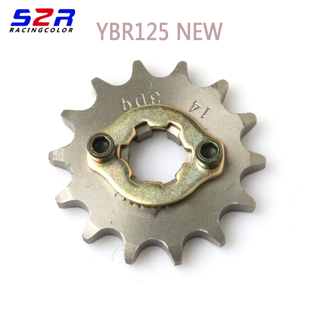 For CG125 YAMAHA YBR125 YBR 125 Chain Front Sprocket Gear 428 - 14T YBR125 New 2007 - 2016 Motorcycle accessories