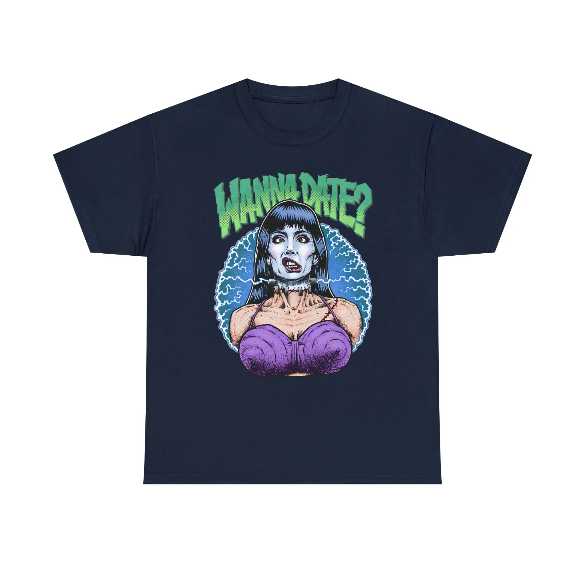 Camiseta Unisex de película de terror de los años 90 de Frankenhooker, camiseta de película Retro, camiseta holgada y transpirable de verano para hombres y mujeres
