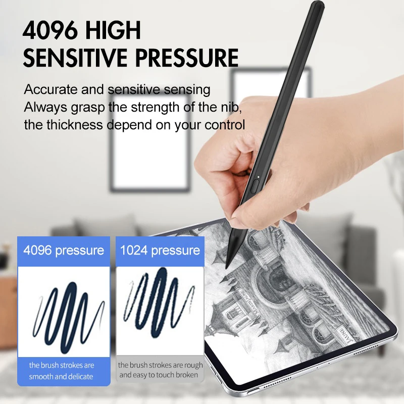 قلم usi 2.0 لـ Legion Y700 2023 Lenovo Pad Pro 2025 Pad 2024 4096 مستوى الضغط يكتب رفض اليد
