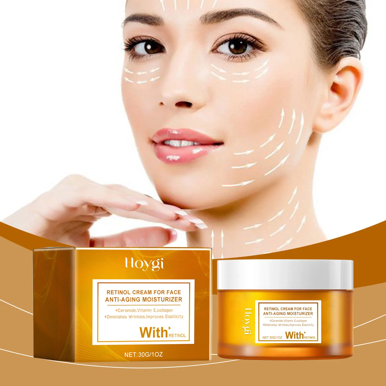 

Retinol Improve Facial Wrinkles Face Cream Firming Lift Delay Aging Fade Fine Lines Moisturizing Whitening Repair Skin Care