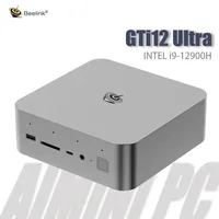 Beelink GTi12 Ultra Mini Pc Intel I9-12900H 32GB DDR5 RAM 1TB SSD Wifi6 BT5.2 Voice Interaction Laptop Gamer Desktops Computer