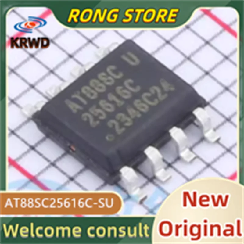 3PCS AT88SC25616C  New and Original IC Chip SOP-8 AT88SC25616C-SU AT88SC25616C AT88SC25616 AT88SC 25616C