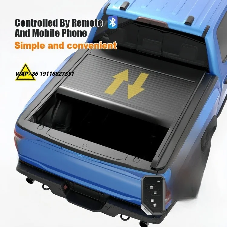 4X4 Pickup Truck Cars Hard Tonneau Cover Roller Lid Roller Shutter for  Hilux Retractable Aluminium Alloy Roll up
