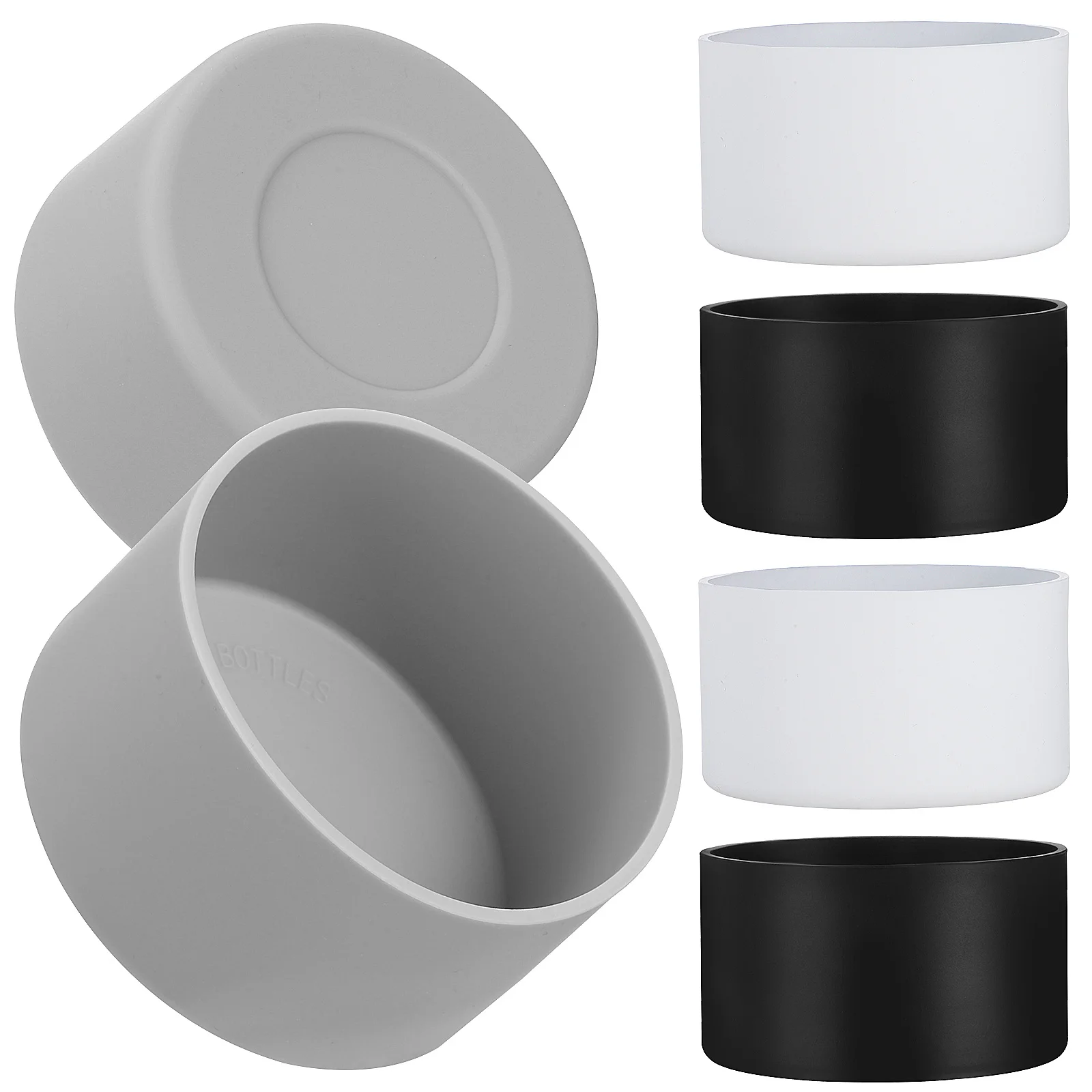 

6Pcs Silicone Bottle Protectors Bottom Covers for Mugs Tumblers Extend Life Soft Flexible Easy Install Bottle Boot