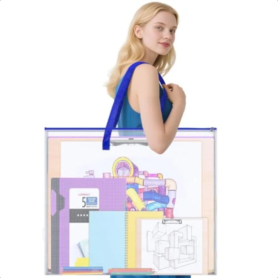 

Bulletin Board Poster Storage Bag Art Portfolio Bag Portfolio Folder for Artwork Artwork Storage Case for Poster Bulletin Board