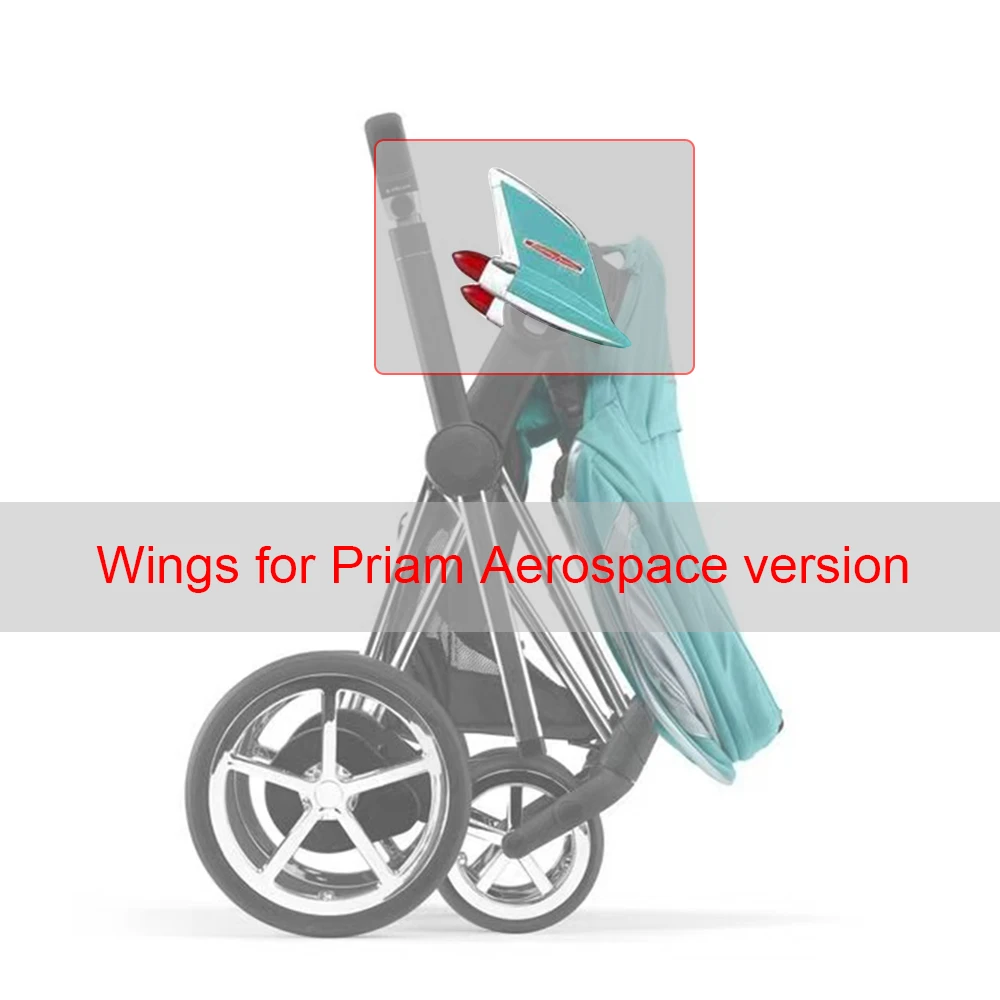 

Wings For Cybex Priam Stroller Sky Blue Space Version Aerospace Decorative Parts DIY Baby Buggy Replacement Accessories