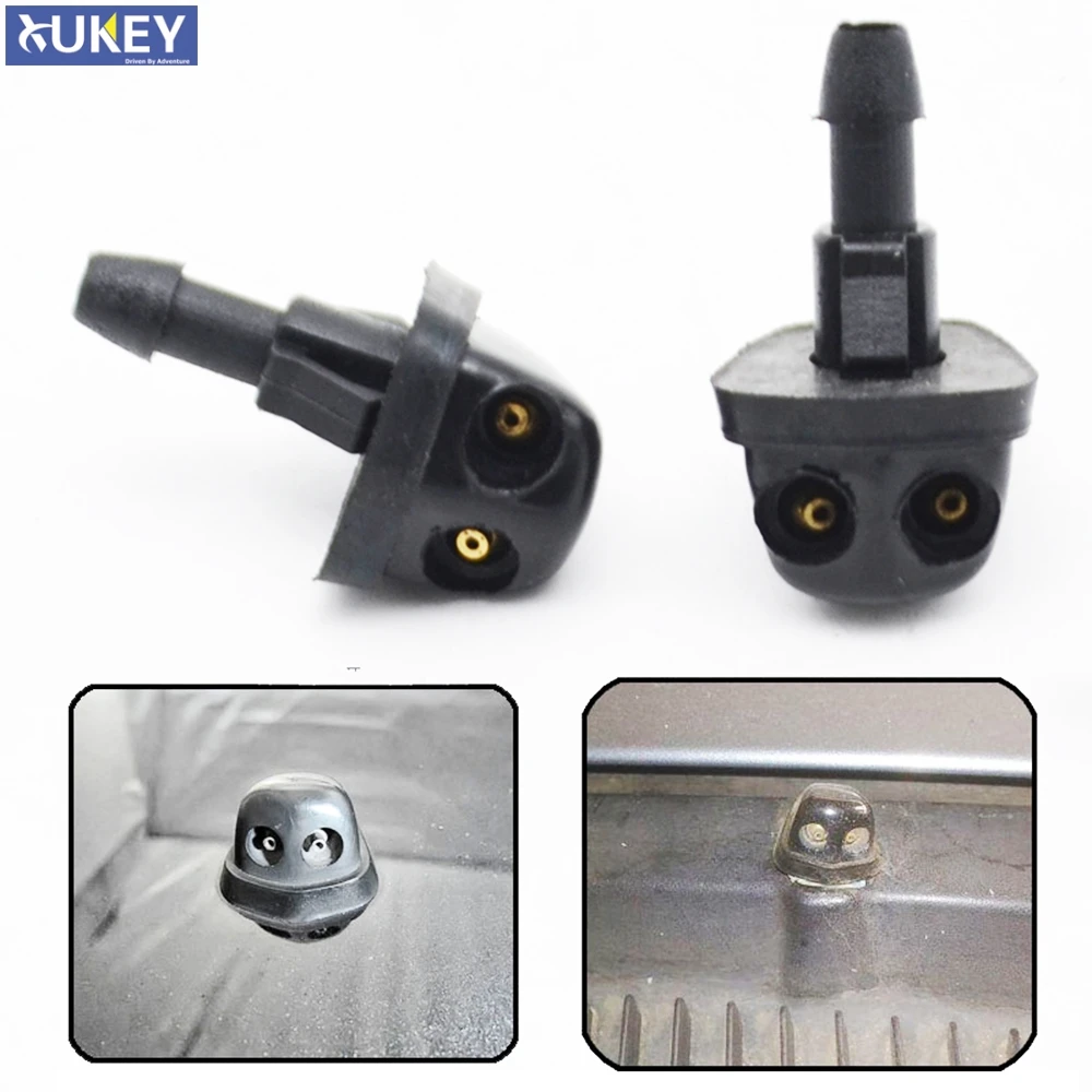 Xukey Paar Frontscheiben-Wasserwaschdüsen-Set für Suzuki Swift Jimny Grand Vitara XL-7 Splash Agila