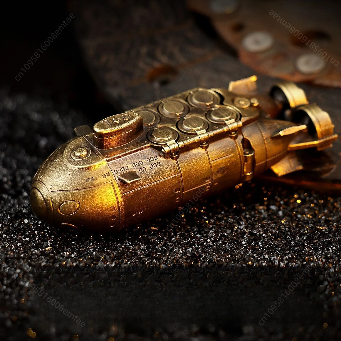 NEW Collector's Edition Brass Submarine Fuel Lighter, High End Lighter, Cigarette Accessories, Favorite Items, Holiday Gifts
