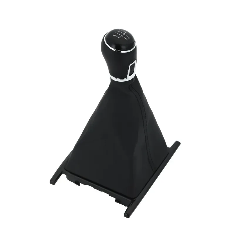 for Volkswagen Amarok Wolverine All Black Gear Shift Knob Dust Cover Leather Case Set Manual Transmission Handball