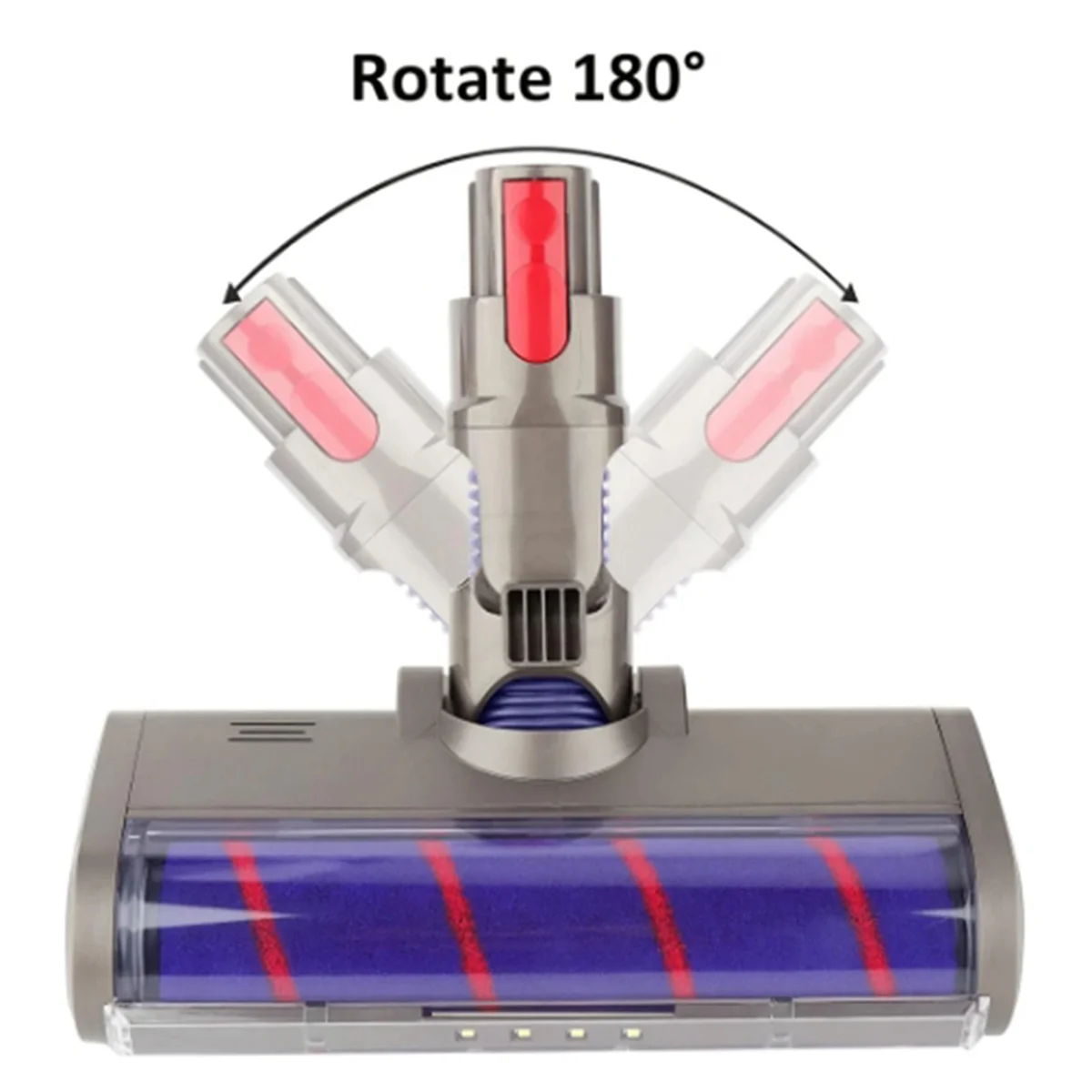 

2025+ For V10slim V12 Soft Roller Brush Head Cordless Stick Vacuum Cleaners Parts Hardwood Floor Accessories