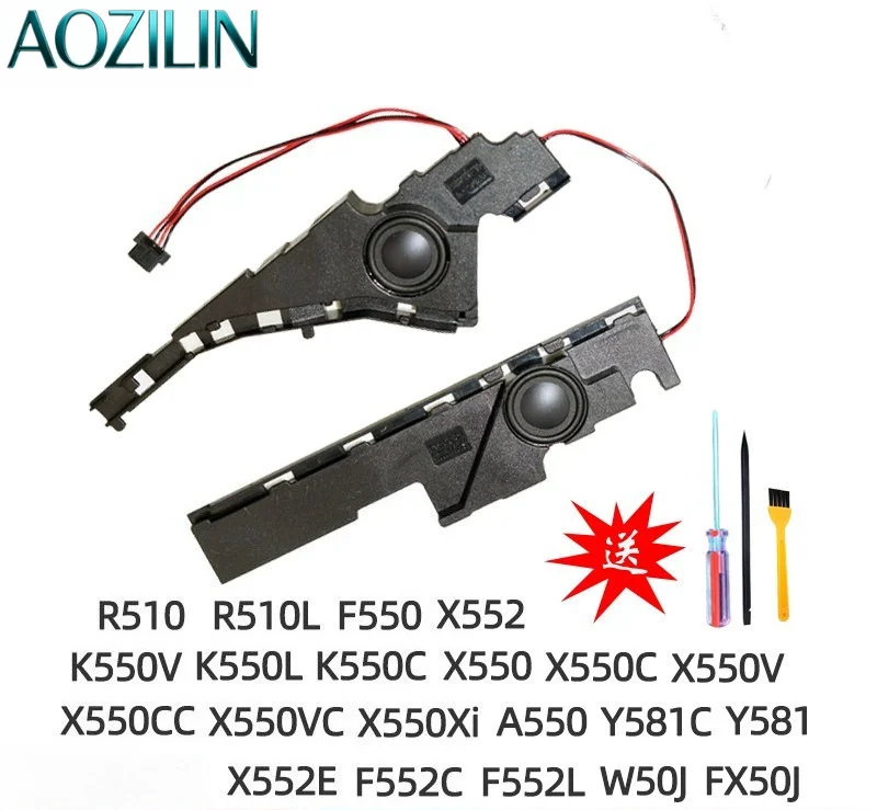 AOZILIN 10 Sets Laptop Internal Speaker Compatible With Notebook X550C X550 R510L X552C/E A550J F552CL Repair Audio Parts