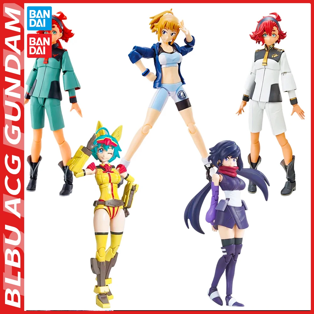 

BLBU ACG Bandai Anime FRS GUNDAM Amate Yuzuriha (MACHU) PLE TWO Nika Nanaura Chuatury Original Model Toys Action Figure Kid