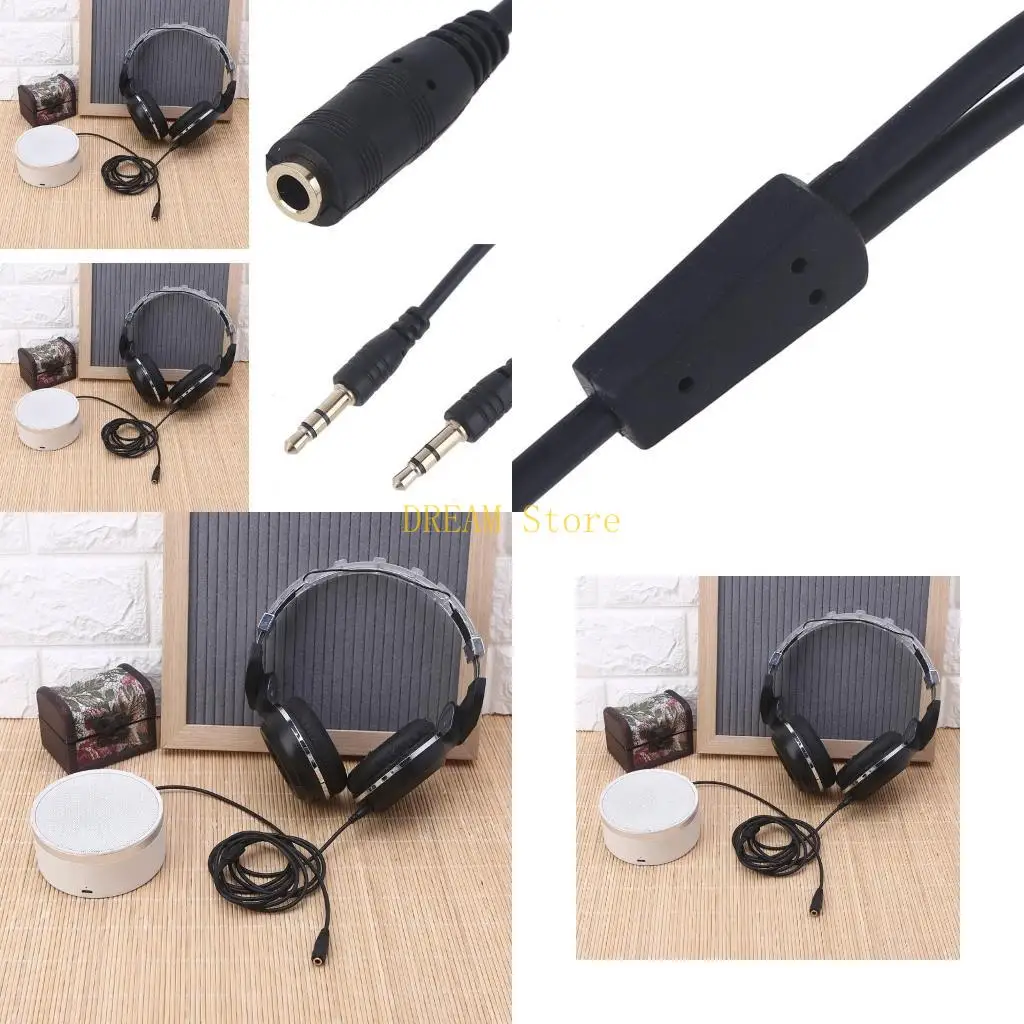 Splitter 3.5mm Female to 2 Dual 3.5mm Male Headphone Mic Y Splitter Cable best sale