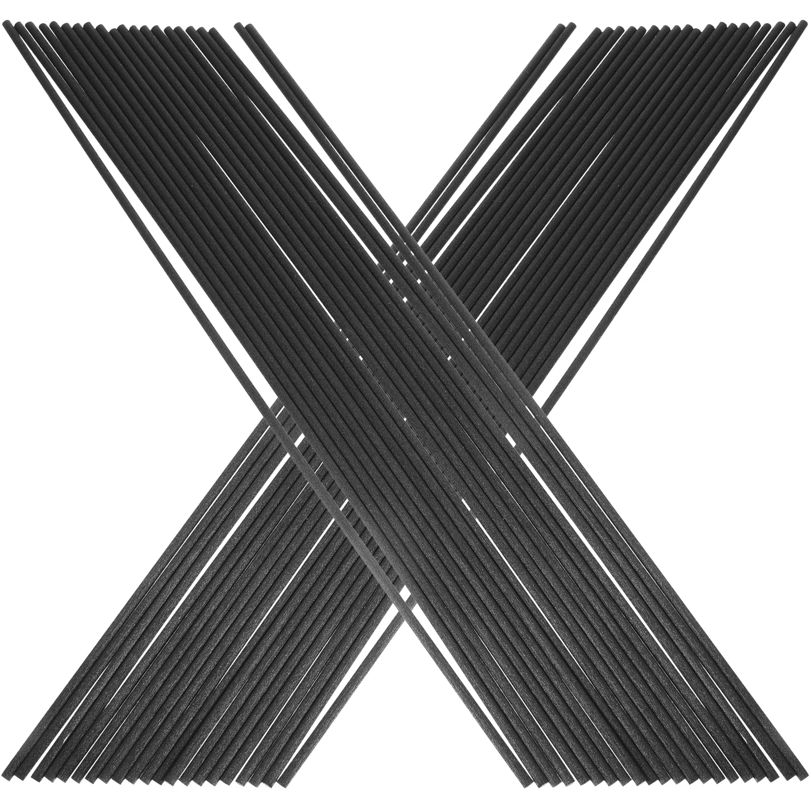 

100pcs Black Fiber Sticks 3mm x 20cm Deodorizing Diffuser Aromatherapy Essential Oil Fragrance Home Decor Bedroom Bathroom