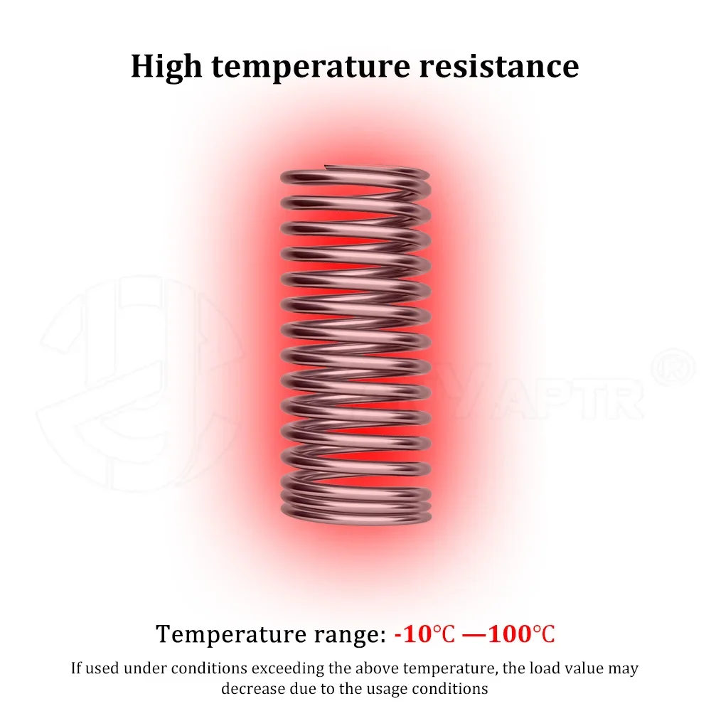 For Bambu Lab Compression Spring Pressure-resistant and Durable Shock Absorption 3D Printing Creative Model Standard Parts
