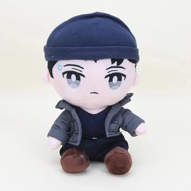 Detroit: Become Human DBH Connor RK800 Plush Stuffed Pillow Doll Cushion Plushie Dress Up Clothes Hat Cute Gift Game