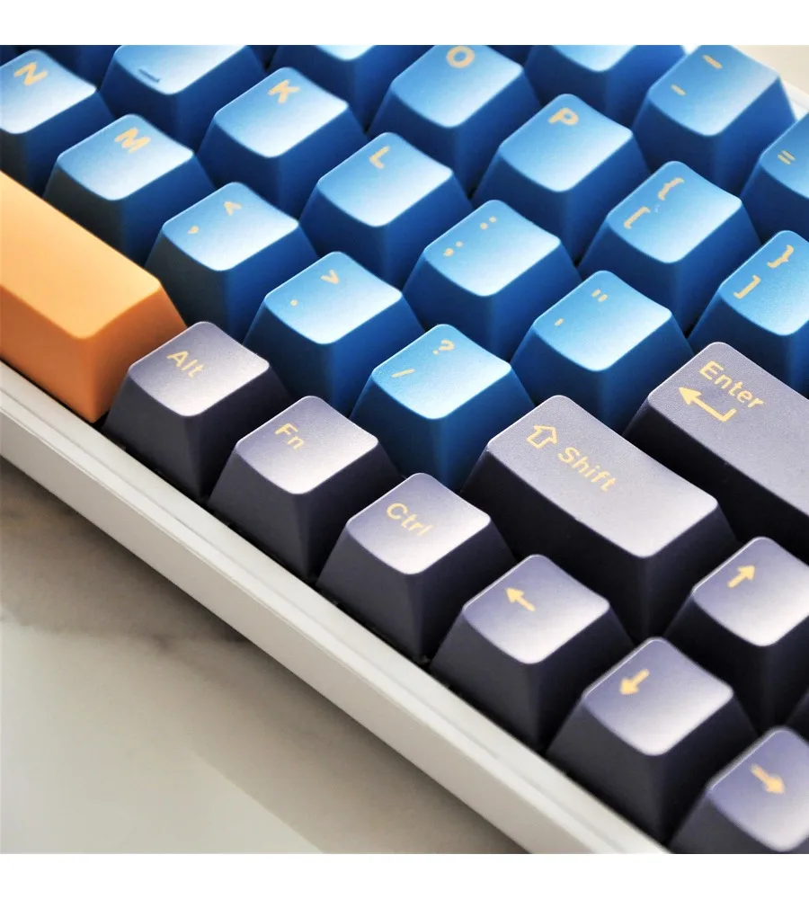 

Nautilus OEM mechanical keyboard magnetic axis keycap two-color secondary molding machine PBT material keycap wooting