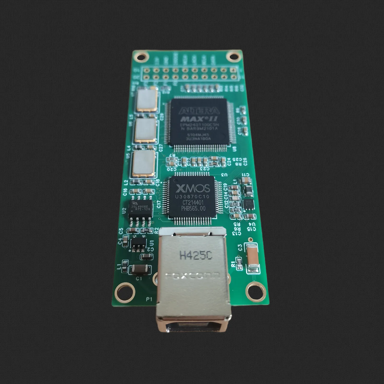 XMOS XU208 Interface CPLD Digital Signal Shaping USB to I2S Asynchronous Daughterboard (DSD256/PCM384)
