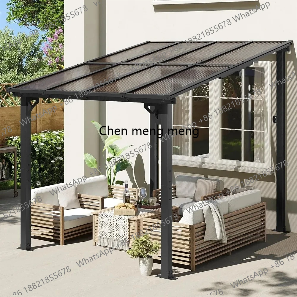 

Выполненная на заказ сверхмощная настенная беседка, большой уличный тент для террасы с алюминиевой рамой для патио и сада, открытый карман