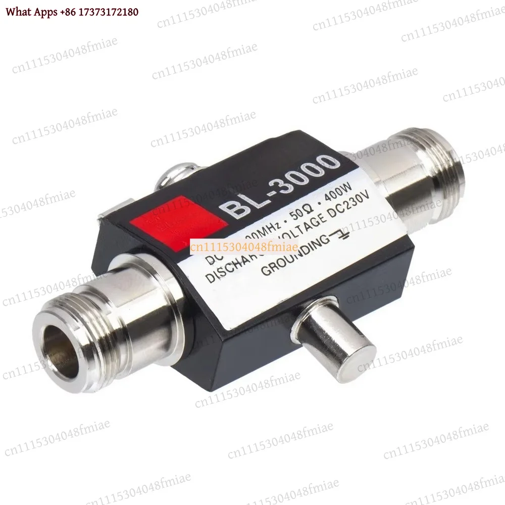 BL-3000 Coaxial Lightning Arrestor Surge Protector N Female to N Female 400W 50 Ohm