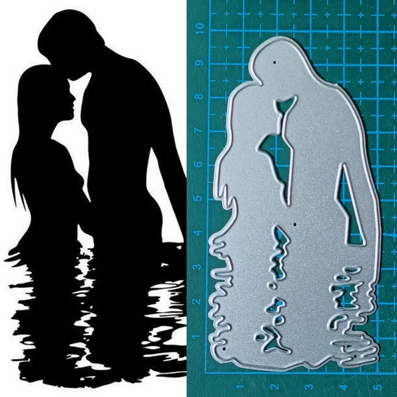 Wedding couple metal cutting dies mold Scrapbooking decoration paper craft knife mould blade punch template Embossing stencils