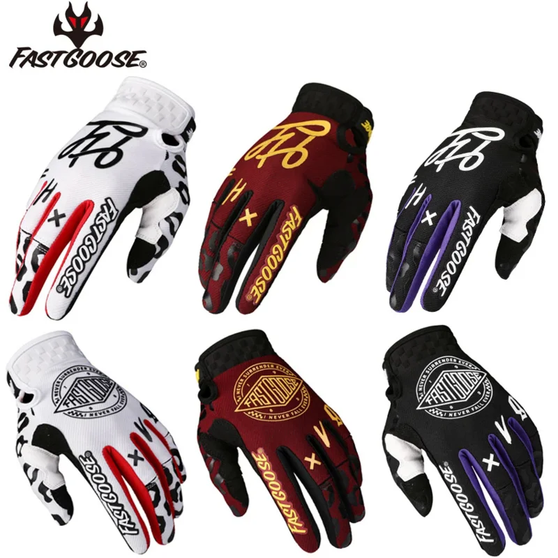 

Touch Screen Racing gloves Motocross Bike Gloves MTB Mountain Moto Motorcycle Cycling Bicycle Gloves Sport New Full Finger