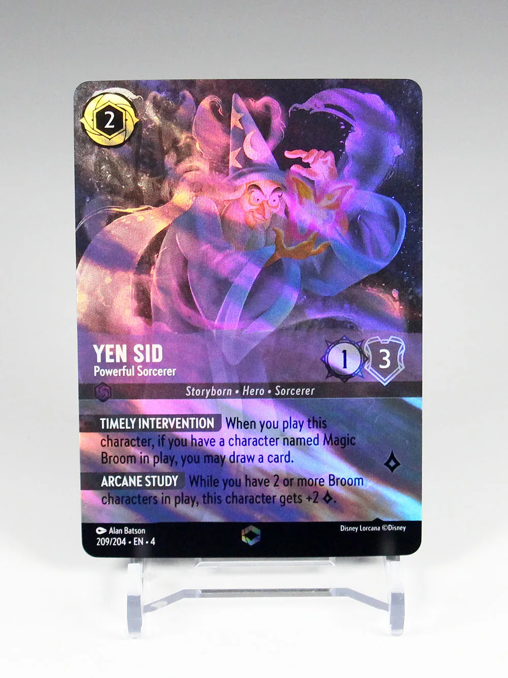 Lorcana Proxy English Chapter 4 Foil High Quality ursula anna diablo jasmine goofy sisu mouse ariel cinderella TCG Game Cards